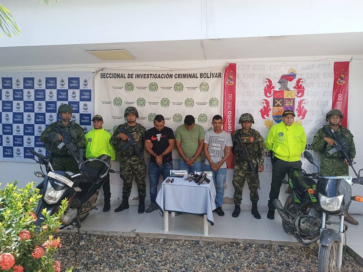 Policía de Bolívar reportó 68 capturados por cinco delitos