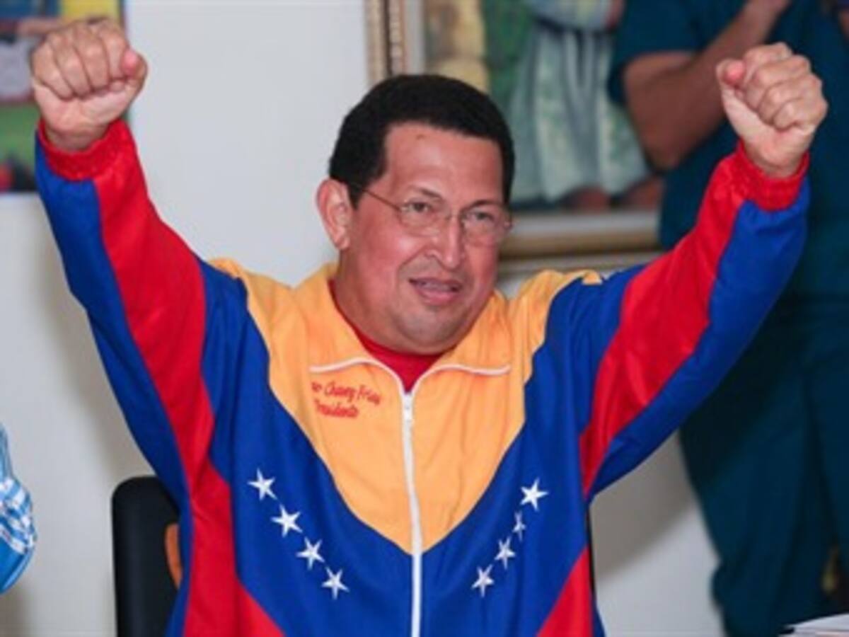 Chávez celebra triunfo de la “vinotinto”