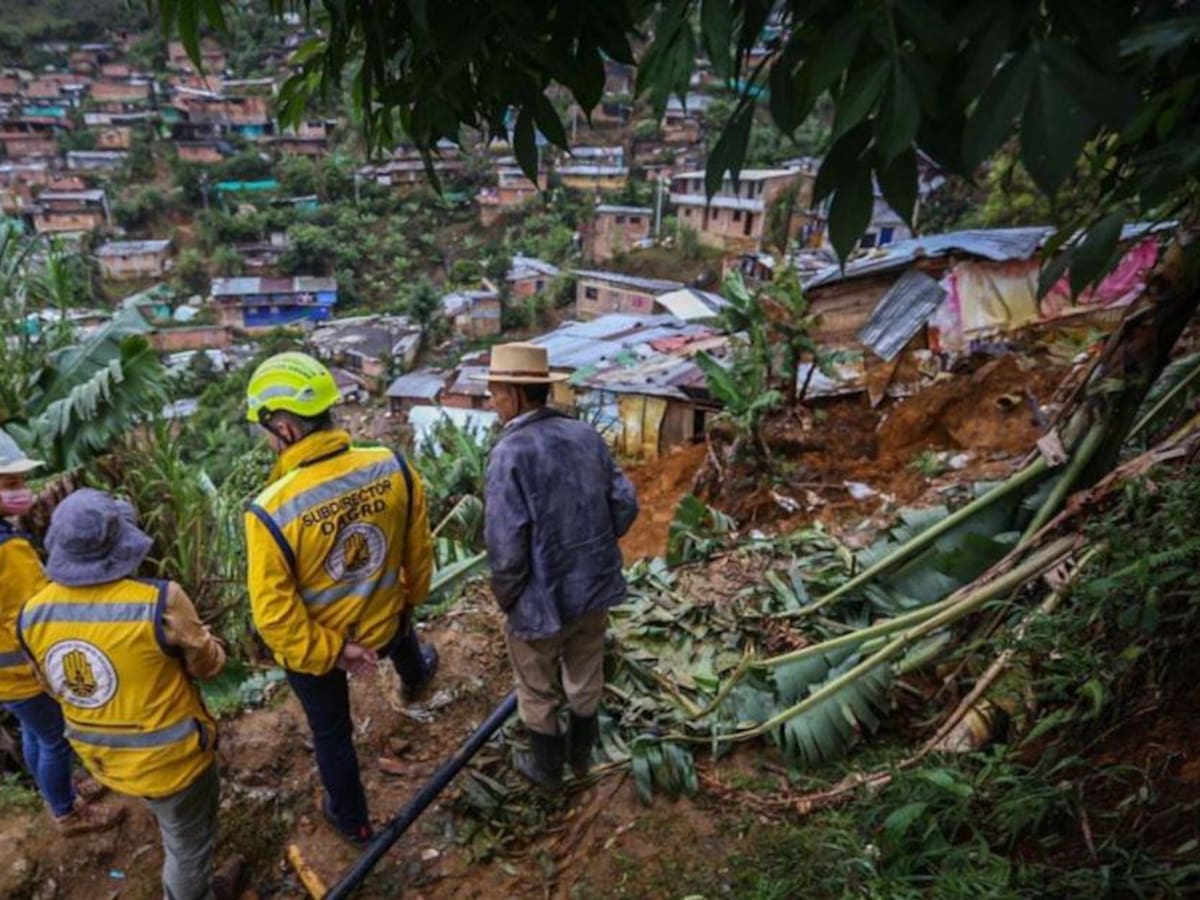5 municipios de Antioquia en alerta roja por deslizamiento