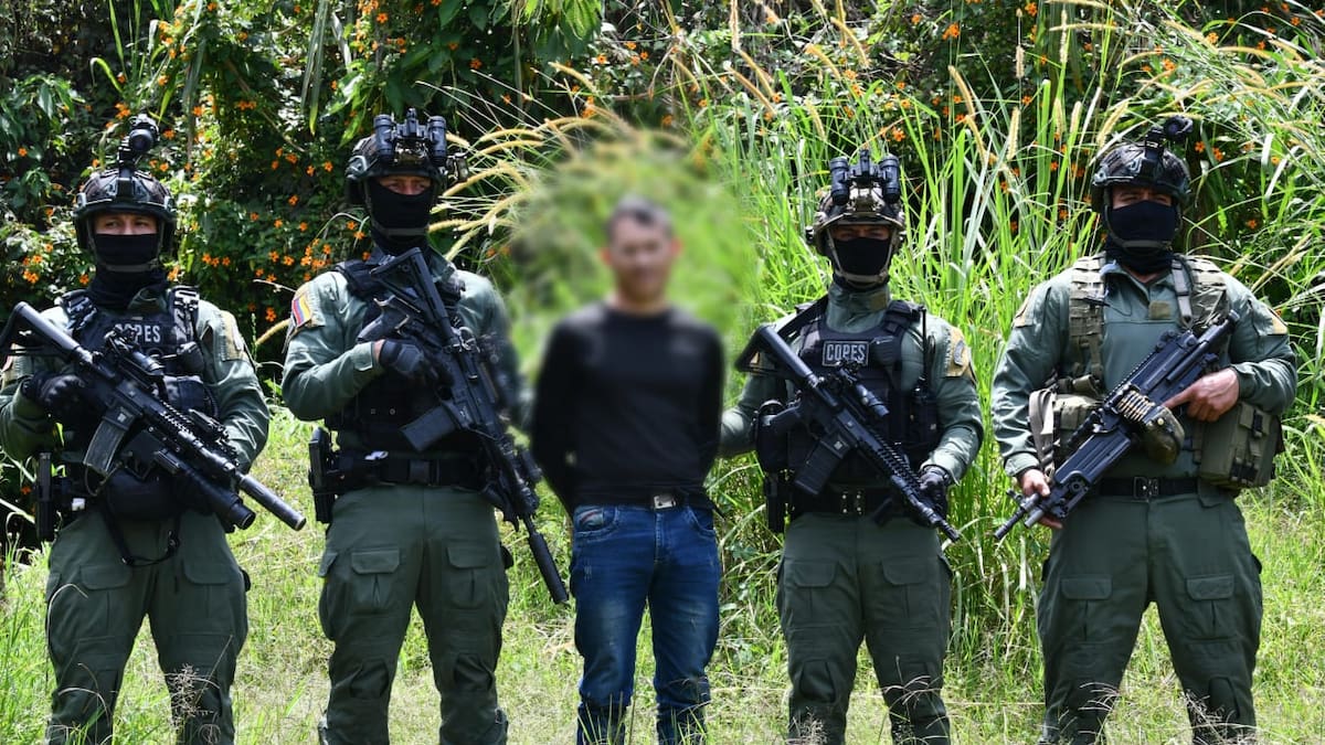 La policía capturó a un experimentado explosivista del frente 36 en Antioquia