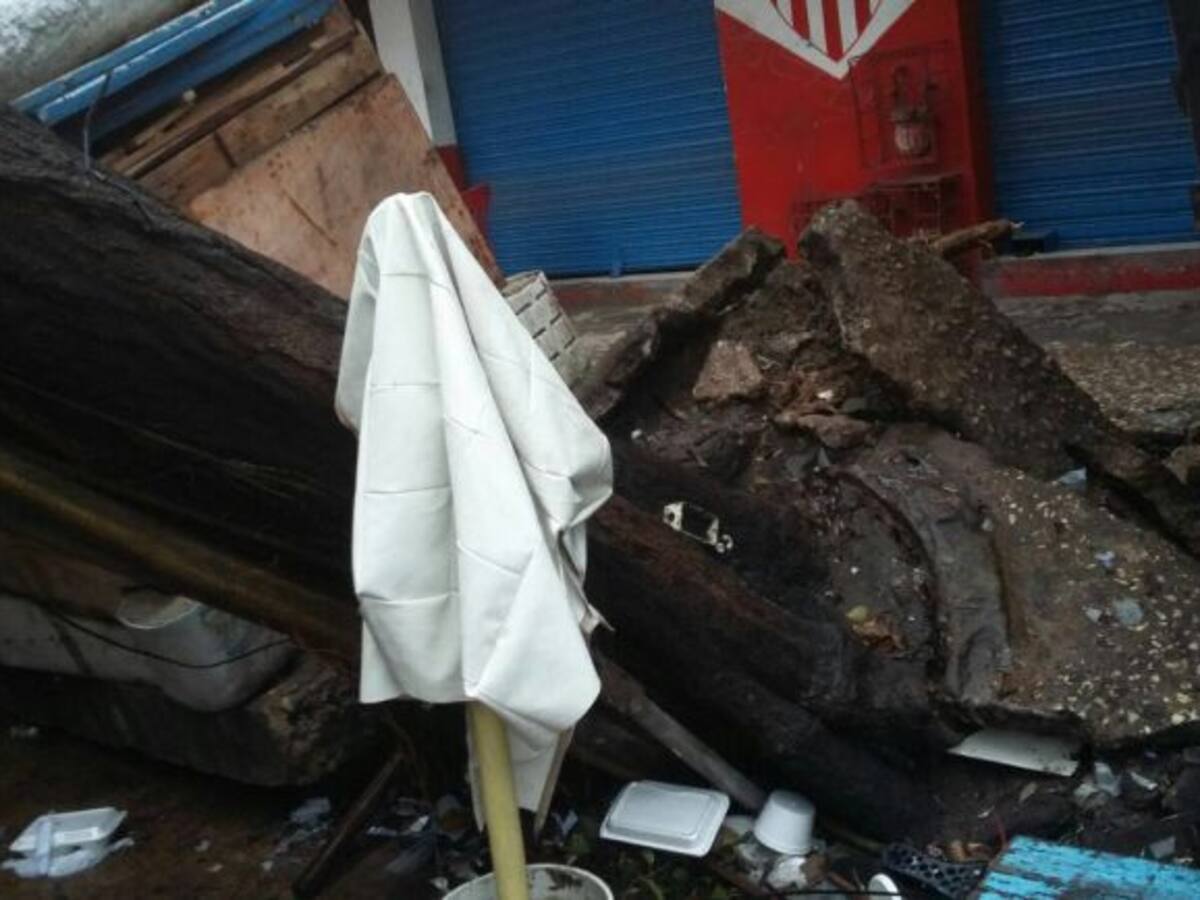 15 mil almacenes del centro de Barranquilla sin luz por caída de redes