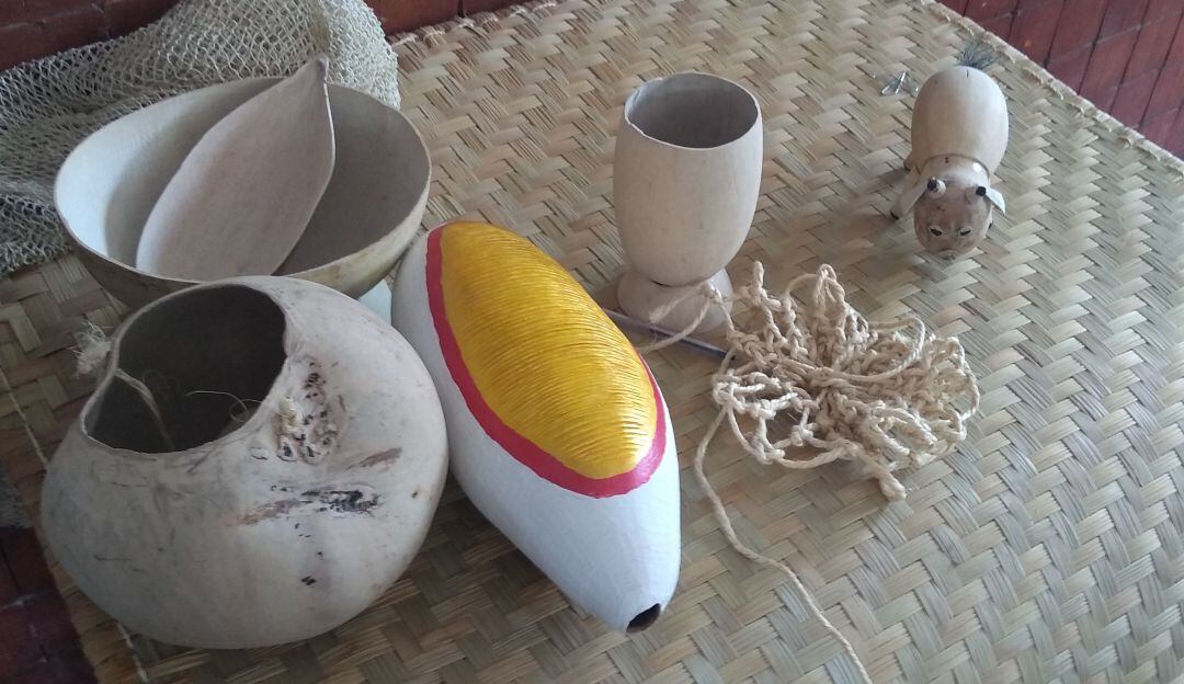 Productos elaborados con totumo