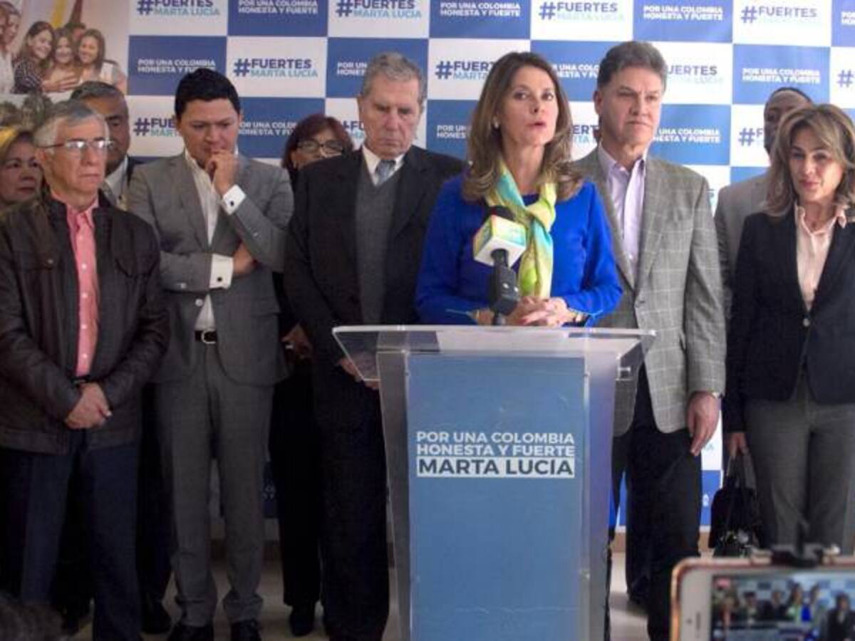 Marta Lucía Ramírez presentó su equipo de campaña