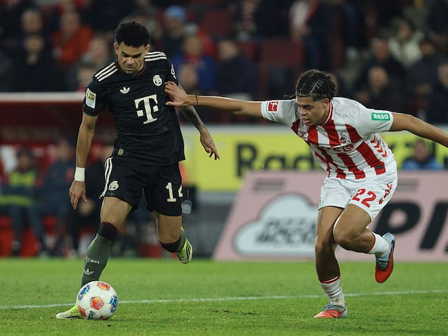 Victoria de Luis Díaz con el Bayern Munich / (Photo by Oliver Kaelke/DeFodi Images/DeFodi via Getty Images)