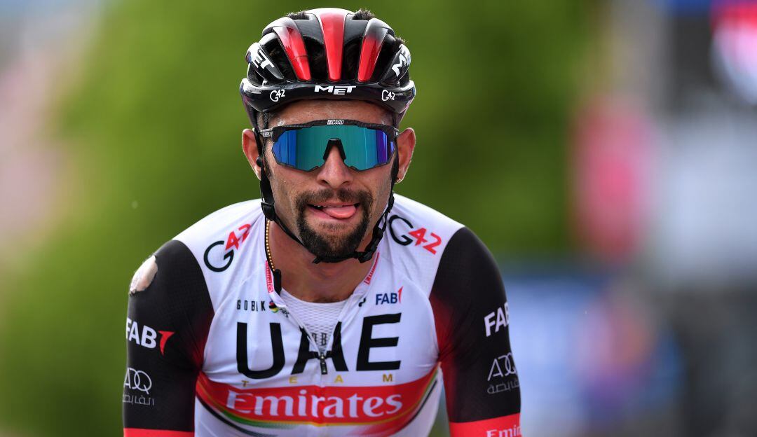 Fernando Gaviria, ciclista antioqueño del Team Emirates.