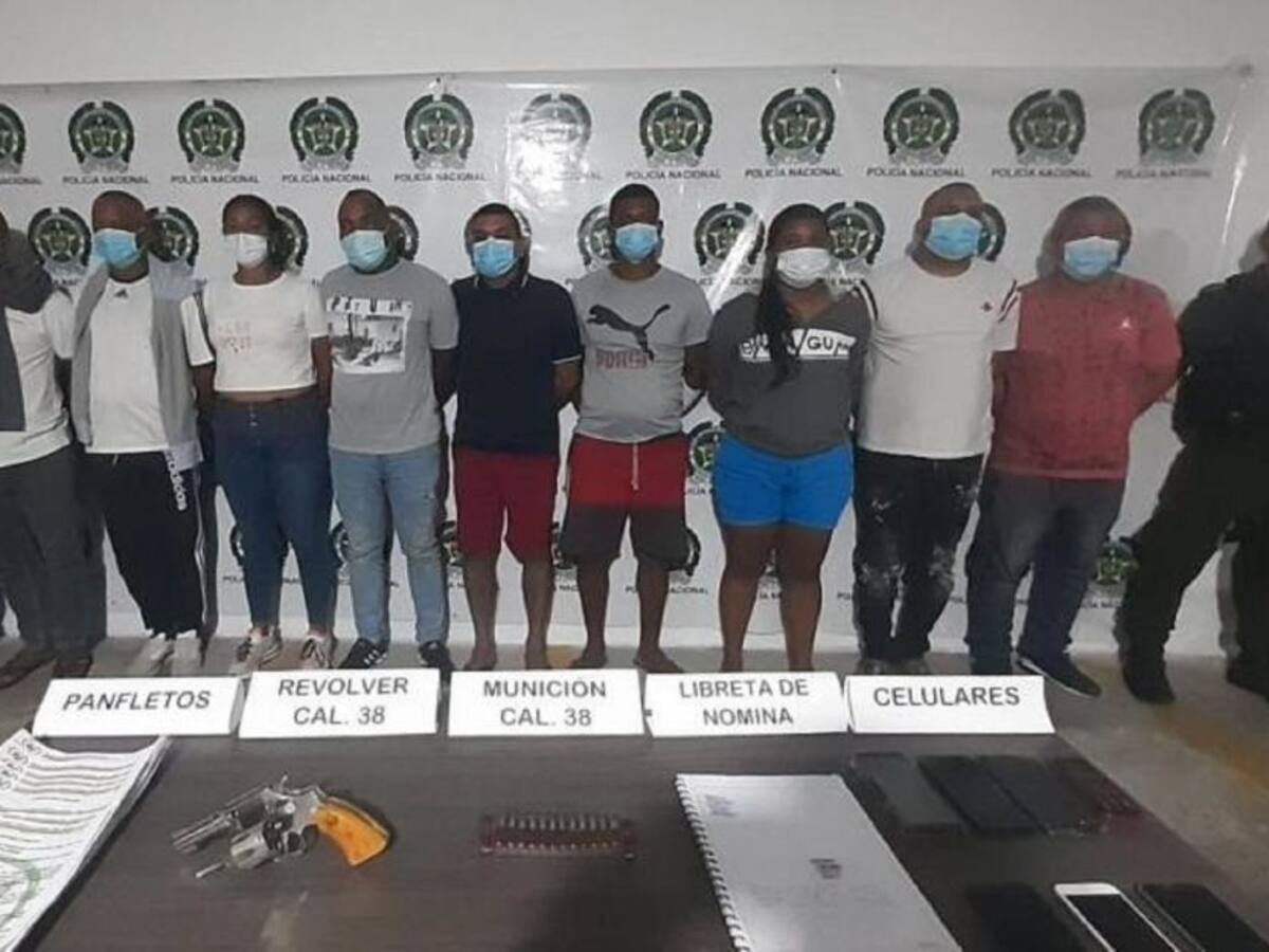 A la cárcel 10 presuntos miembros del 'Clan del Golfo'