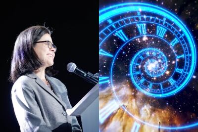 Ana María Rey, la física colombiana que ingresó a la Academia de Ciencias de Estados Unidos estuvo como oradora principal en grados de Uniandes - Fotos: Universidad de los Andes y Getty Images