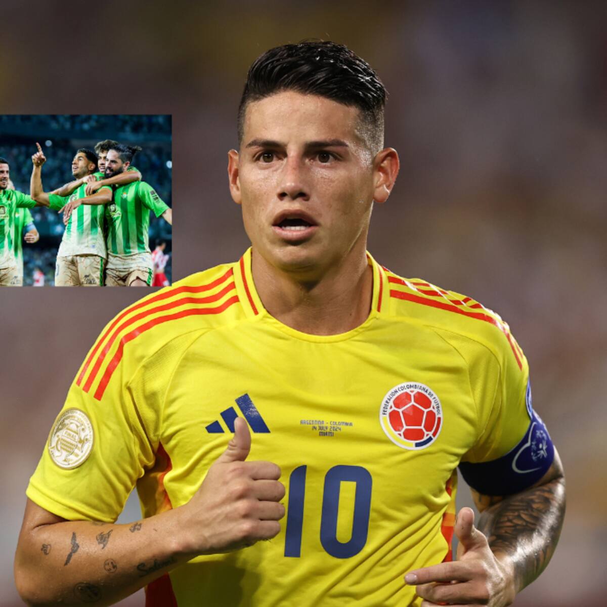 Real Betis se refirió a la posibilidad de fichar a James Rodríguez