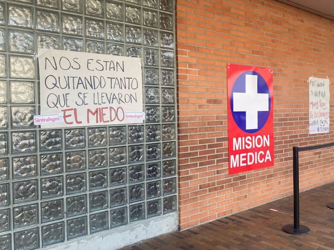 Protesta Hospital General de Medellín 