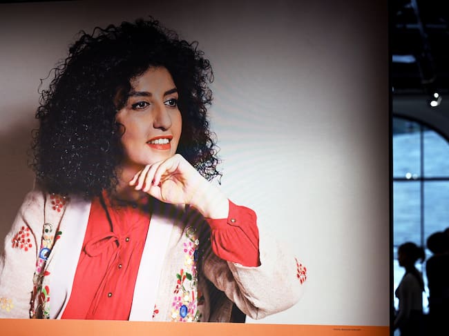 Narges Mohammadi. Foto: Sergei Gapon/Anadolu via Getty Images