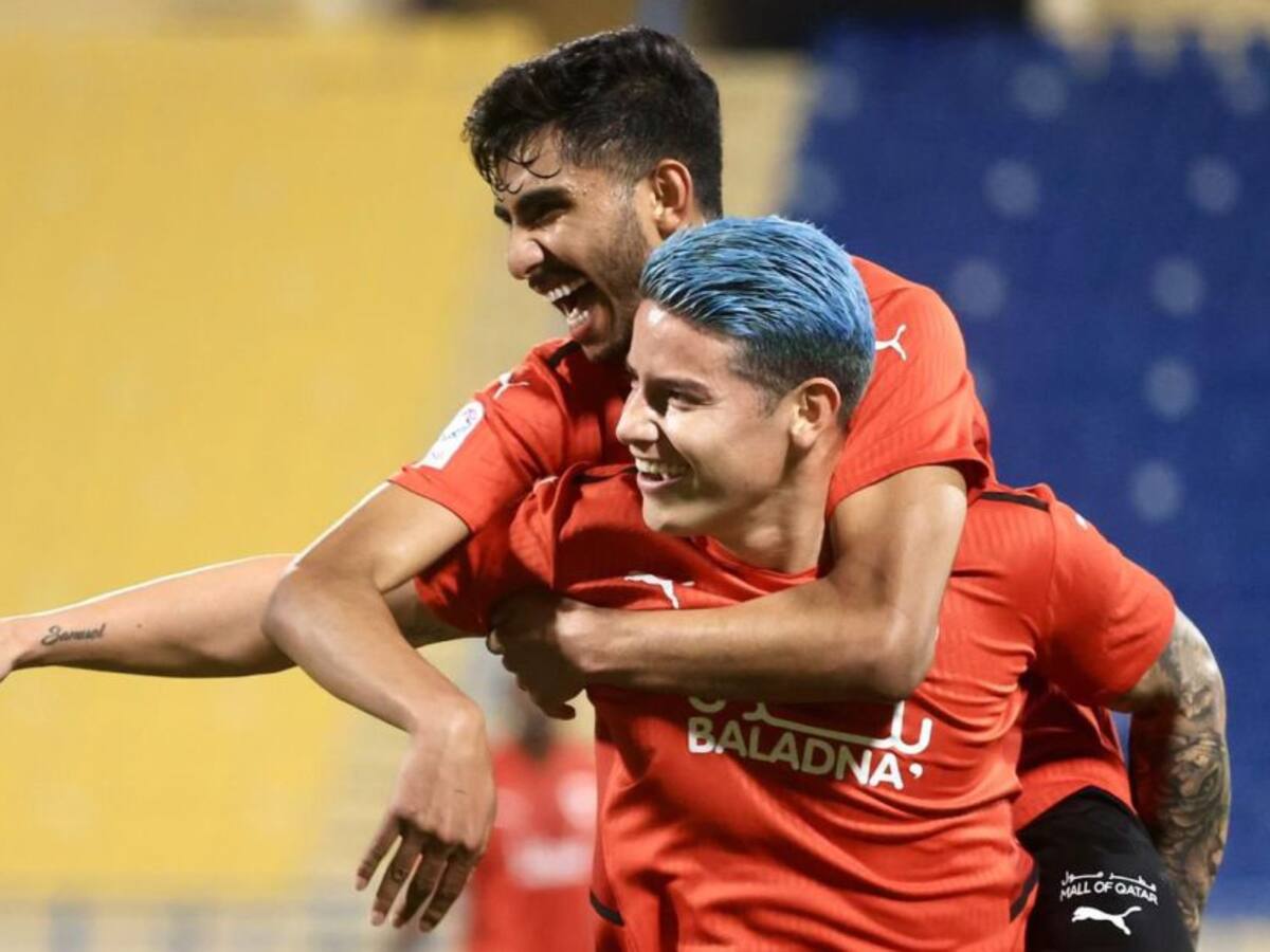 James volvió de titular con Al-Rayyan en empate antes de unirse a Selección