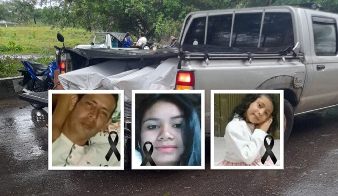 Una de las víctimas habría muerto al caer en una laguna ubicada en el tramo vial del siniestro.