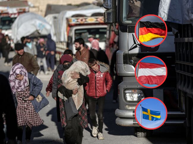 Austria, Alemania y Suecia suspenden los pedidos de asilo de los refugiados sirios.