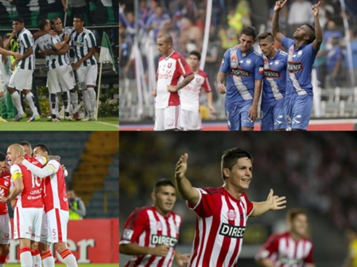 Emelec y Estudiantes, rivales de Nacional y Santa Fe en octavos de final