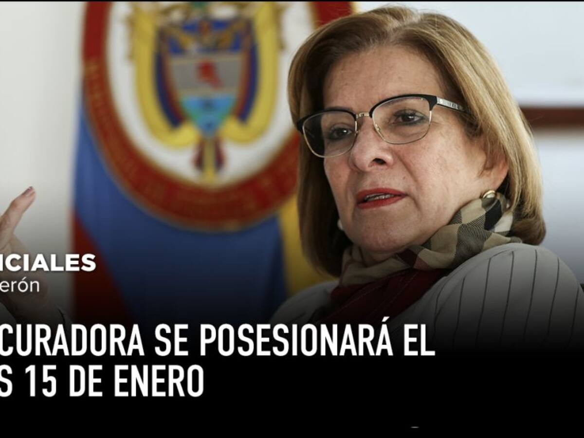 La Procuradora se posesionará el viernes 15 de enero