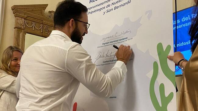 En el acuerdo participó la Organización de Estados Iberoamericanos, la Agencia Nacional de Tierras y Fundación Malpelo