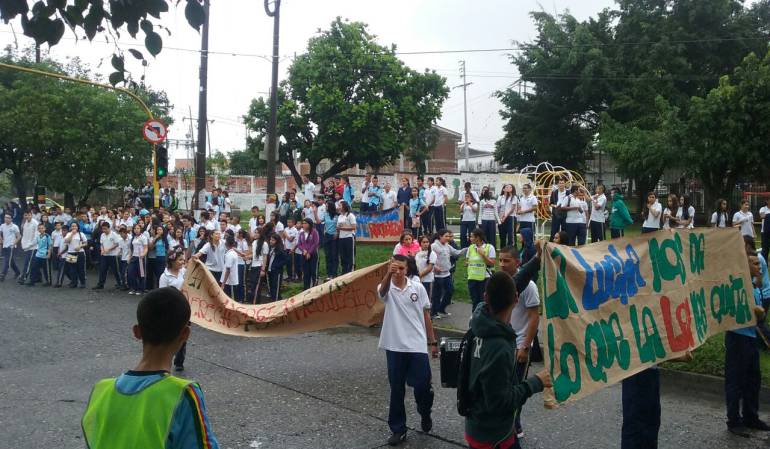 La protesta duró una semana.