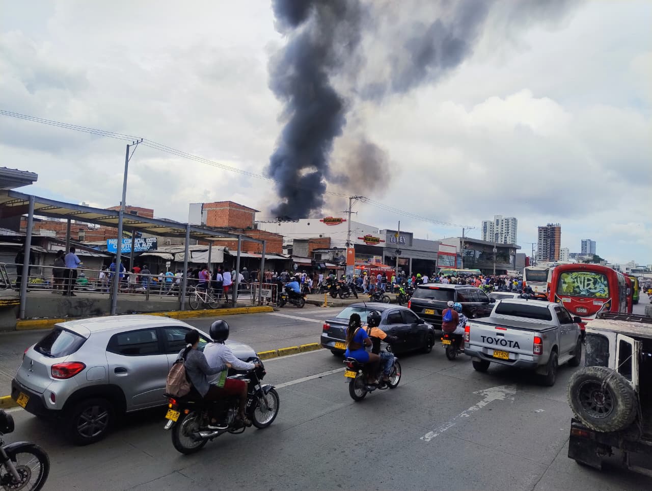 Iniciarán proceso técnico de investigación para determinar las causas de incendio en Bazurto