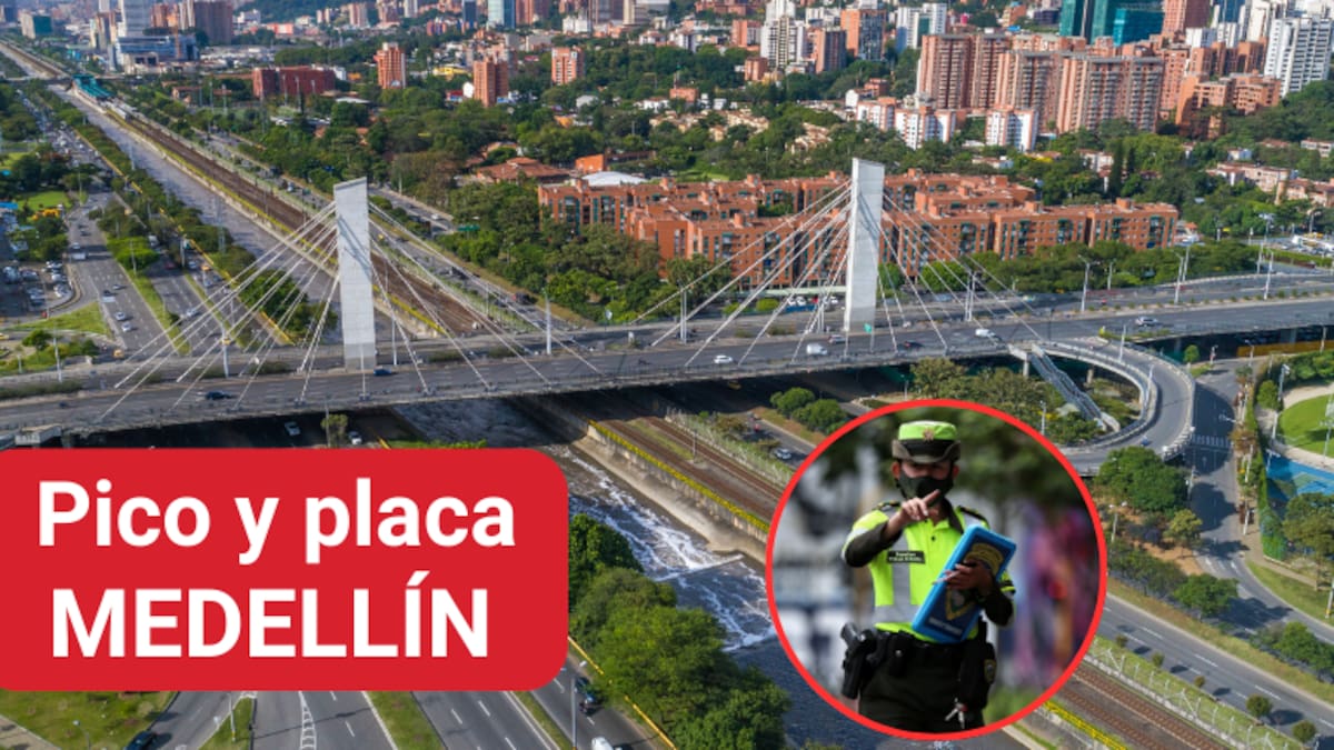 Pico y placa en Medellín y Valle de Aburrá del 5 al 9 de agosto: Conozca la nueva rotación