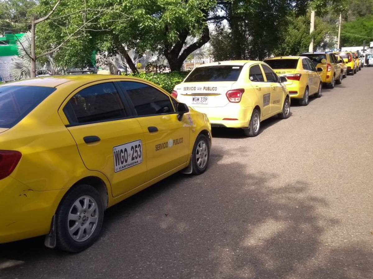 Desde este lunes cambia rotación de pico y placa para taxis en Cartagena