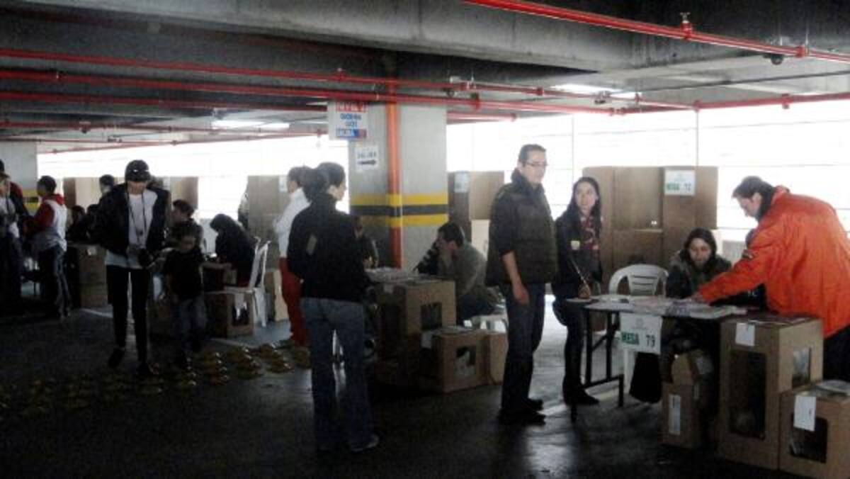 Así fueron las votaciones en Unicentro