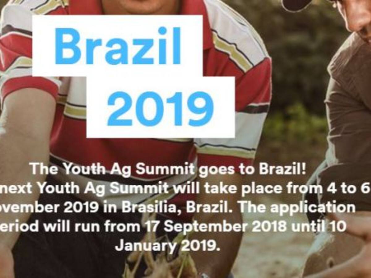 Jóvenes emprendedores del agro podrán ir a cita en Brasilia