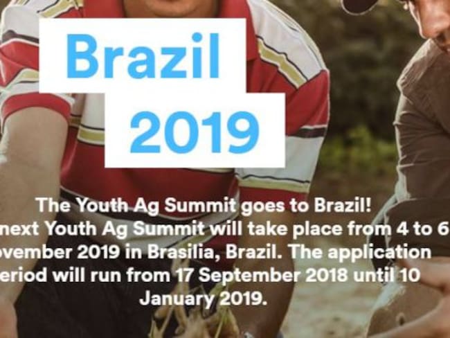 Jóvenes emprendedores del agro podrán ir a cita en Brasilia