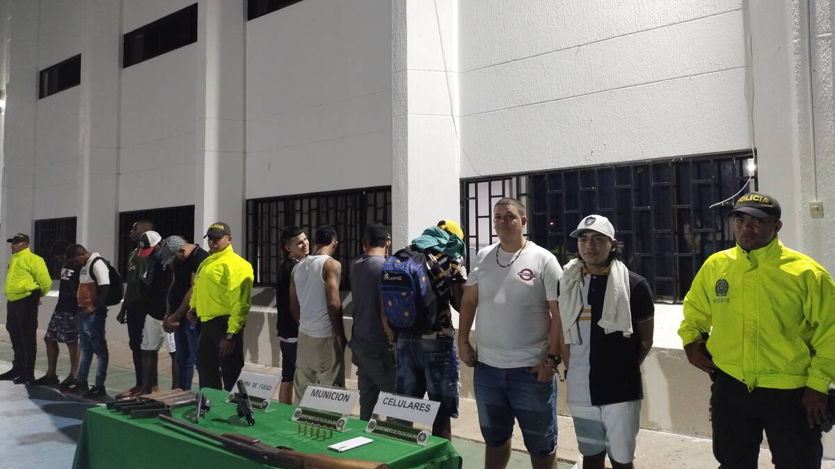 Capturan a 18 presuntos miembros del Clan del Golfo en La Guajira