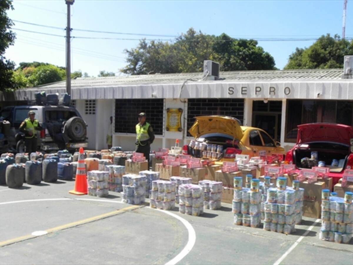 Policía decomisa contrabando en el Cesar por más de $200 millones