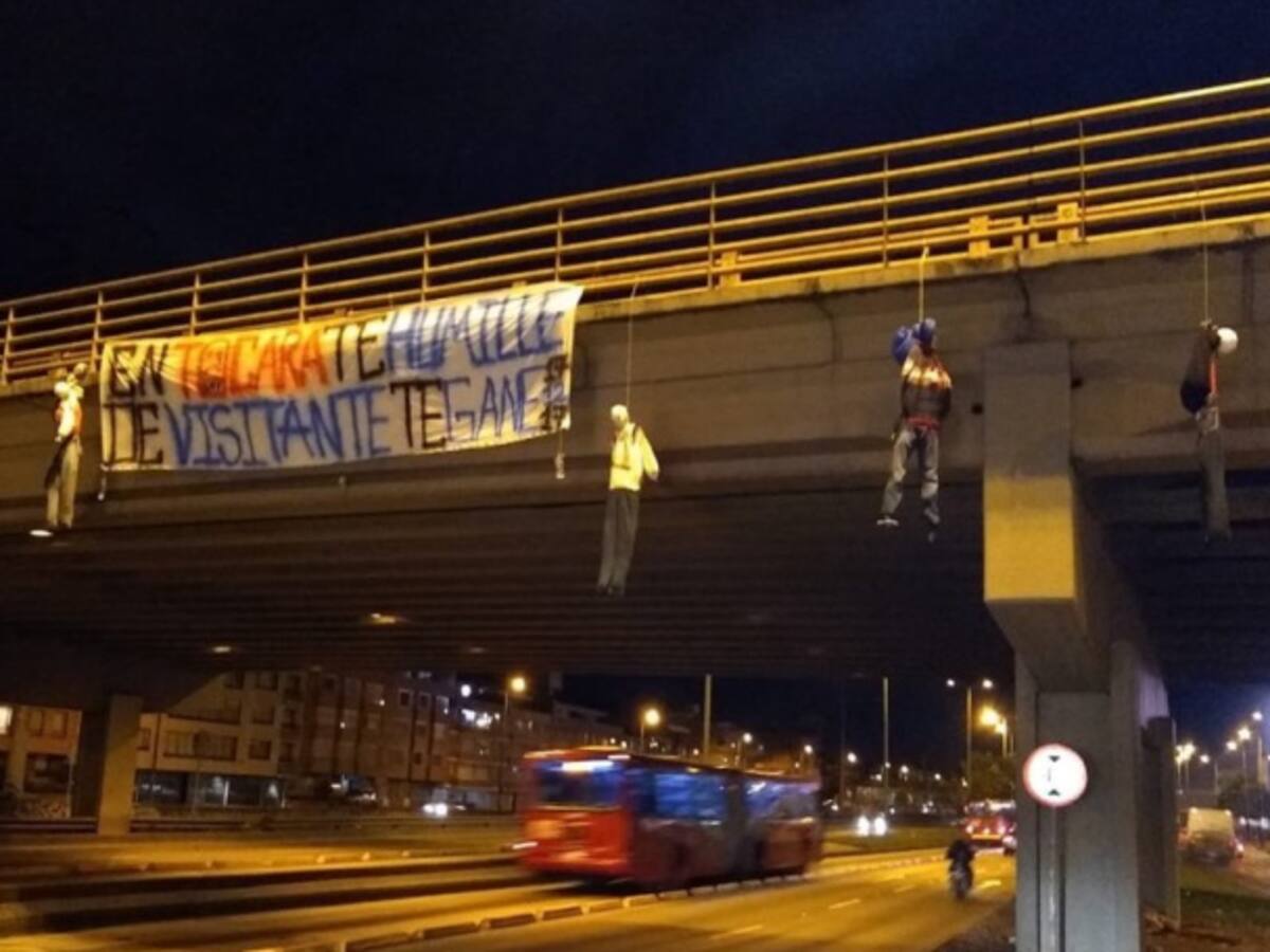 Barras de Millonarios amenazan de muerte a hinchas de Santa Fe