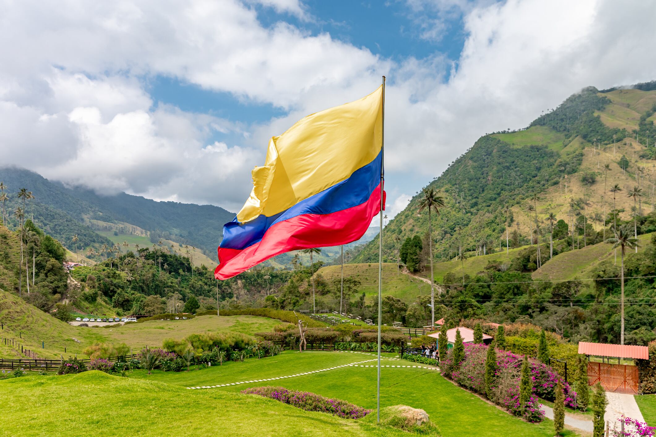 Bandera colombiana. Foto: Getty Images