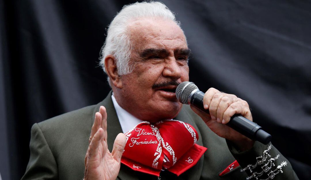 El cantante de música ranchera, Vicente Fernández 