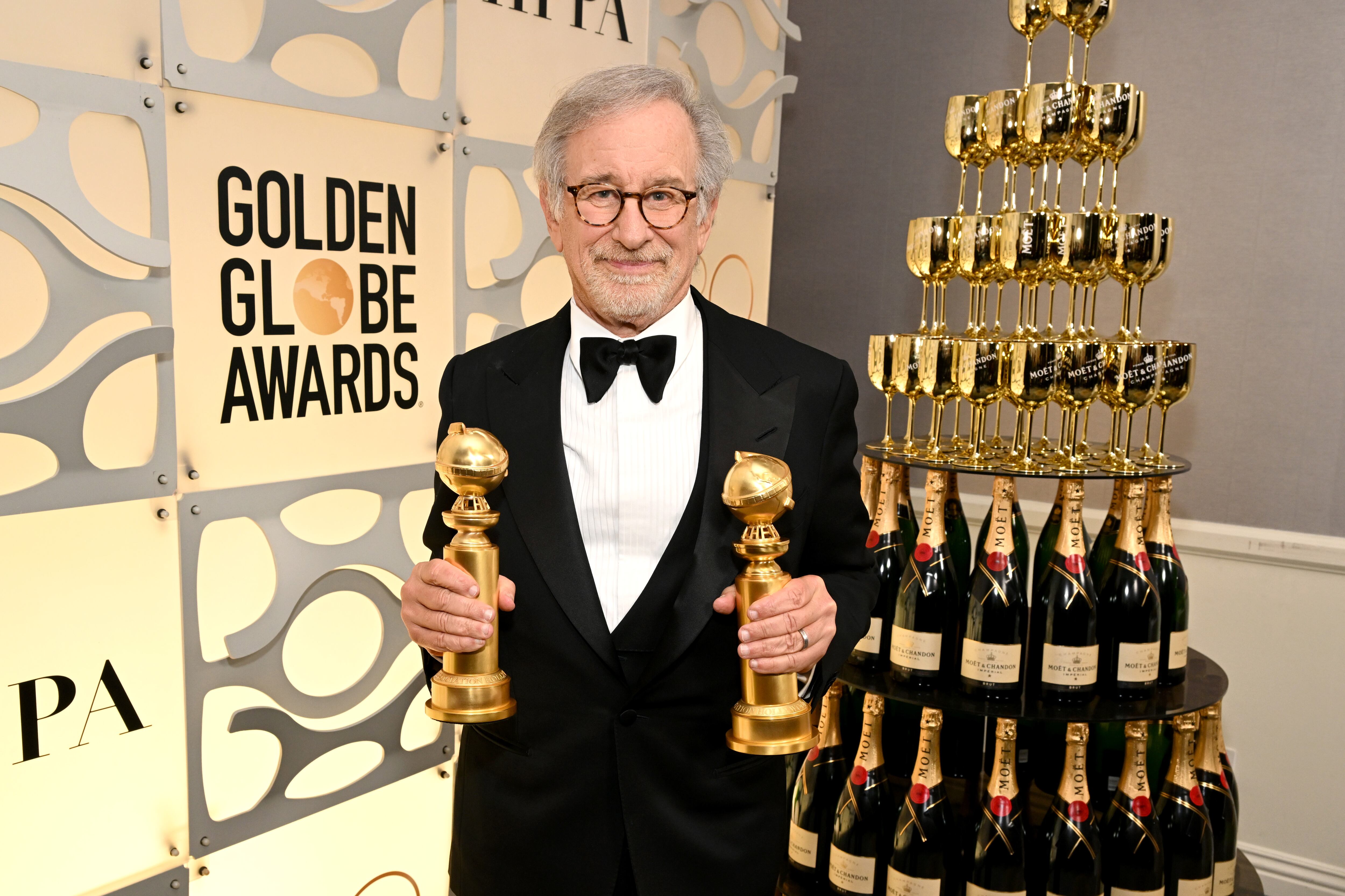 Steven Spielberg ganador en los Globos de Oro / Foto: GettyImages