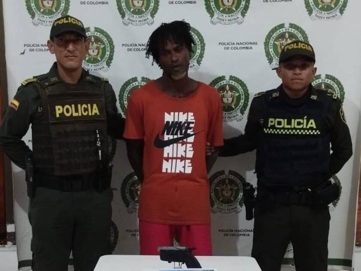 ‘Campanita’ cayó con arma de fuego ilegal en María La Baja