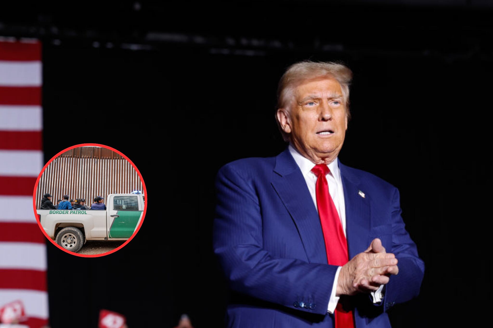 El presidente electo de Estados Unidos, Donald Trump, firmaría en su primer día en la Casa Blanca un decreto para "cerrar" la frontera con México.