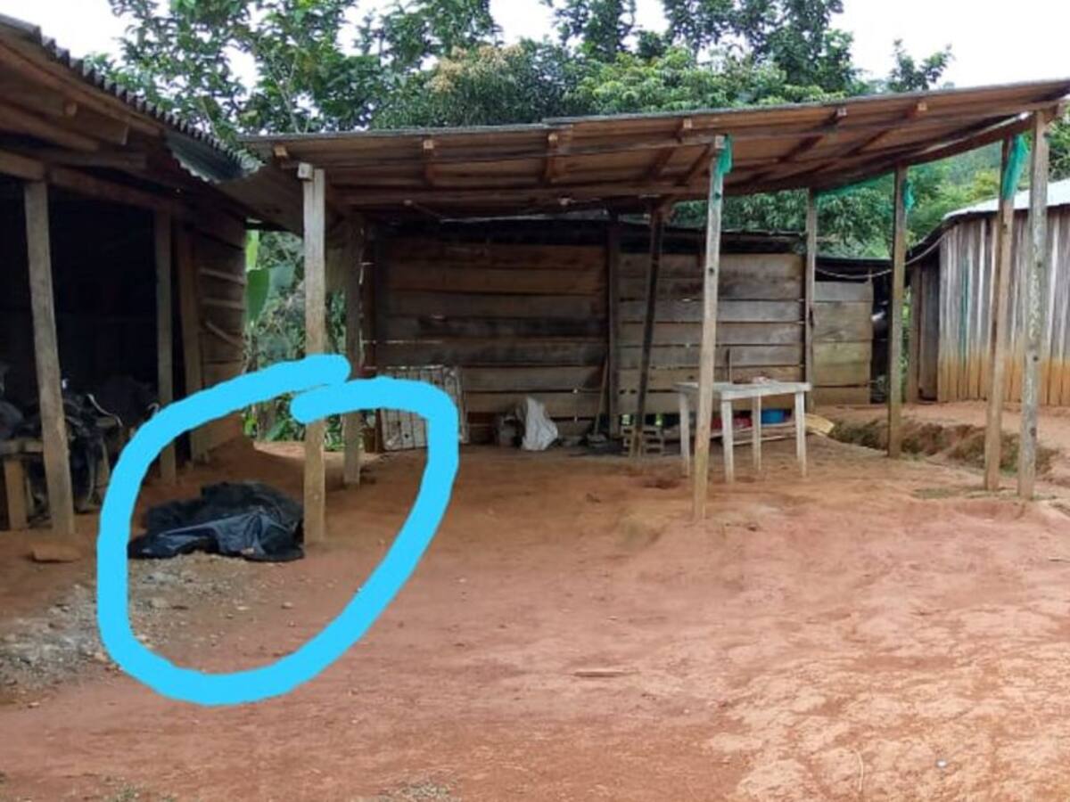Tres días ajustó el cadáver de un hombre en la vereda Popales de Tarazá