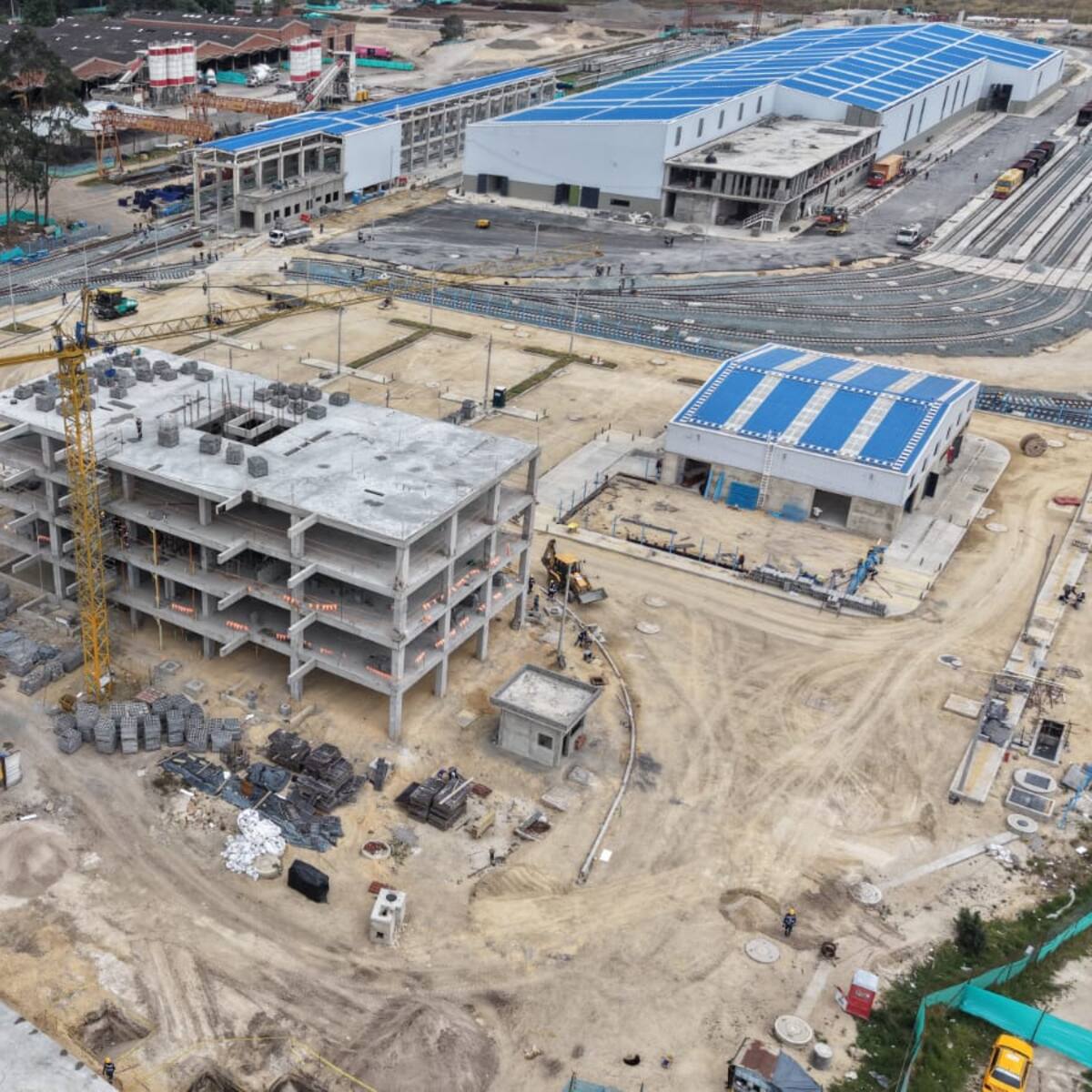 Regiotram de Occidente entra en una nueva etapa: pavimentación del Patio Taller El Corzo