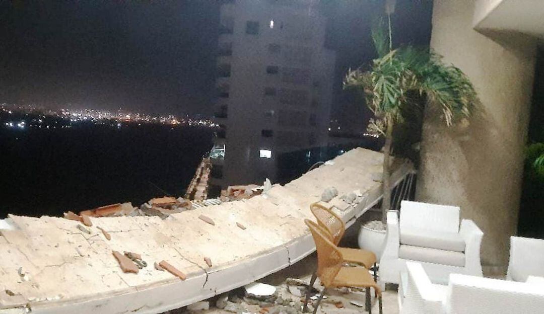 Gestión del Riesgo advirtió que el desgaste de los materiales pudo haber ocasionado el desprendimiento de la estructura