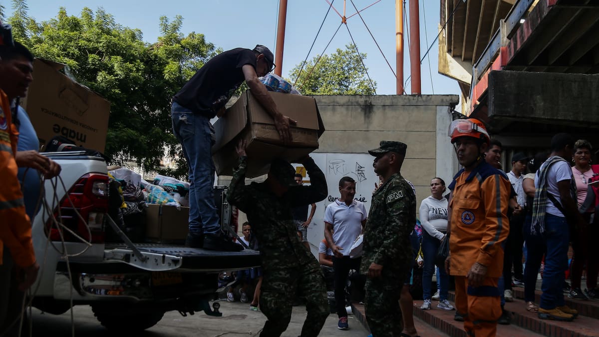 Nueve camiones con ayuda humanitaria ya fueron enviados desde Santander a Venezuela