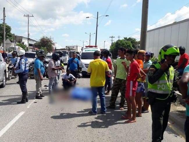 Accidente deja dos muertos en la zona industrial de Cartagena
