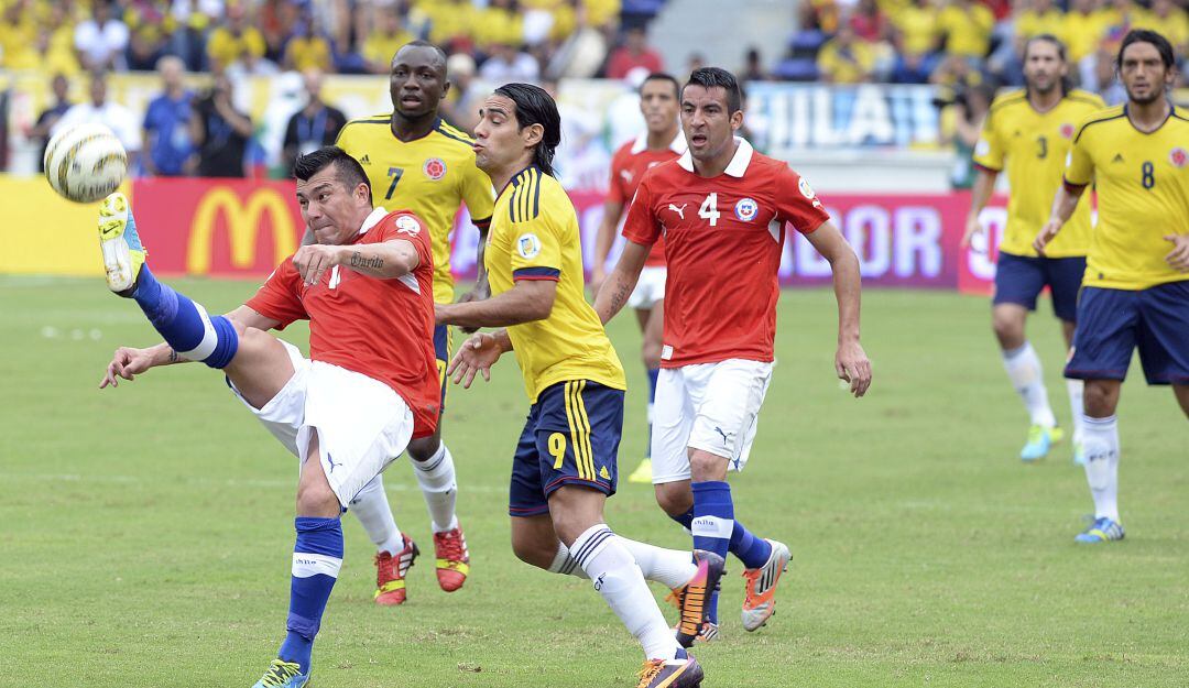 Colombia 3 - 3 Chile en Eliminatorias a Brasil 2014