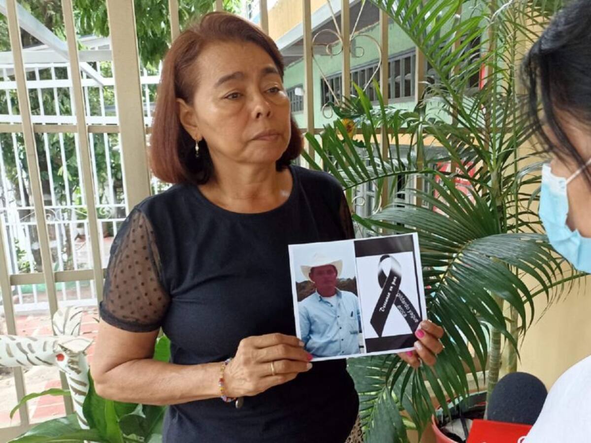 “Mi esposo no era minero, era maestro de construcción”