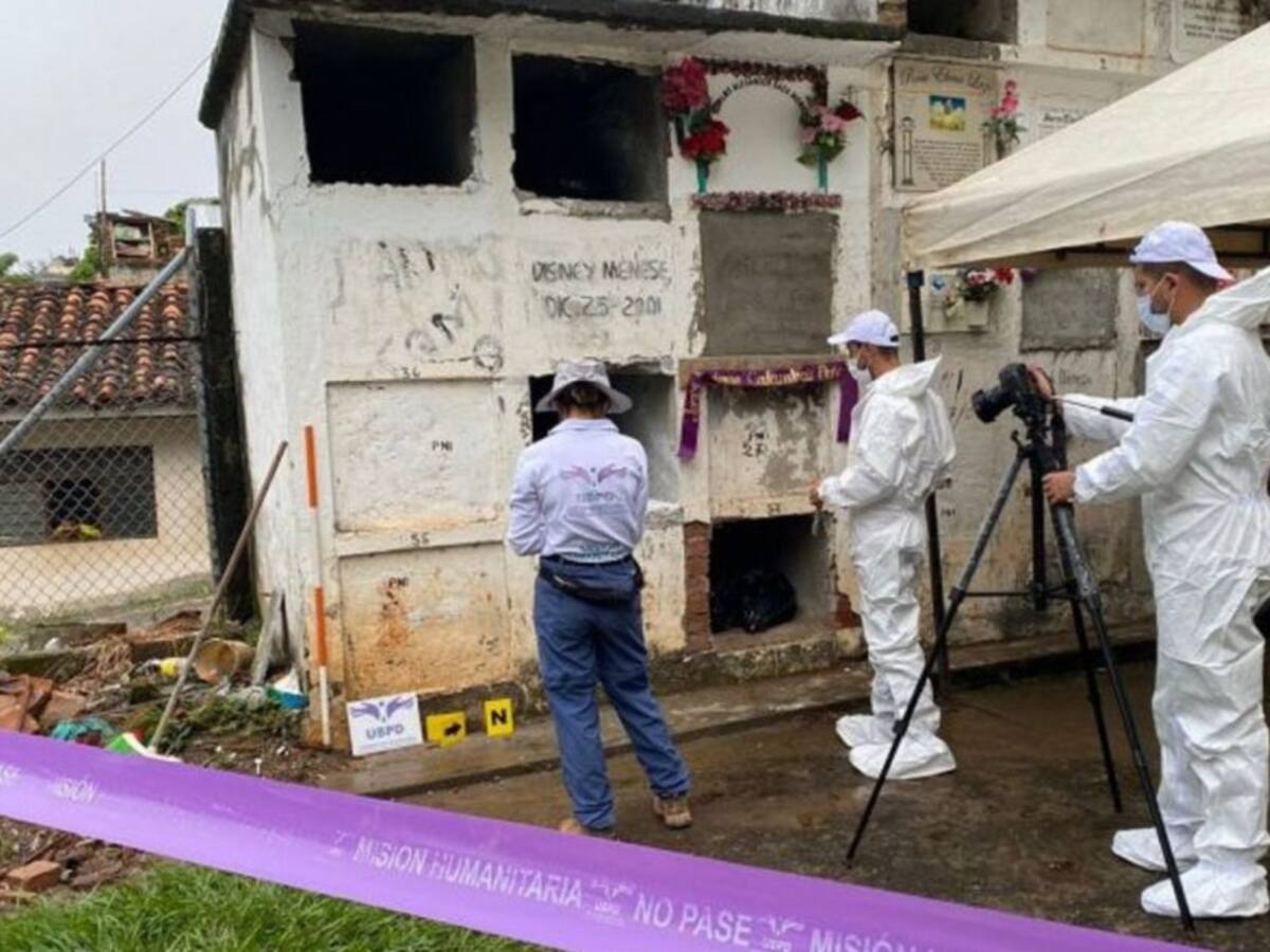 Hallan restos de cinco personas desaparecidas en el conflicto armado