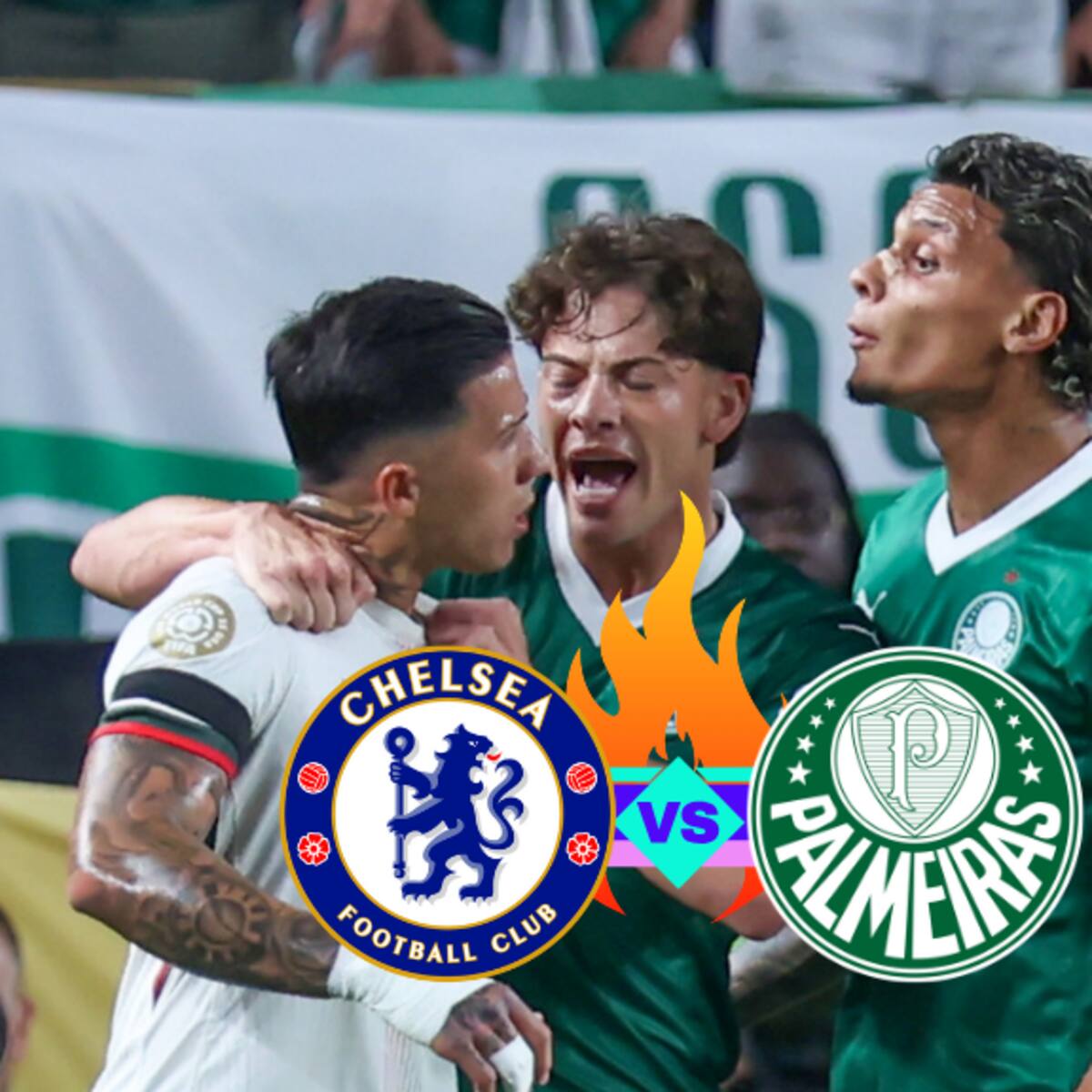 Vea el caliente cruce entre Richard Ríos y Enzo Fernández durante Chelsea vs Palmeiras del Mundial