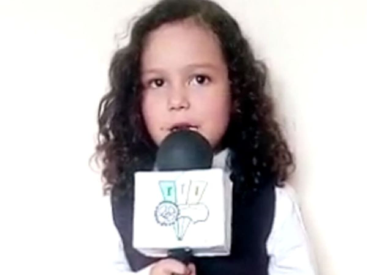 Reporteritos en casa, aprovechando clases virtuales en colegio de Armenia