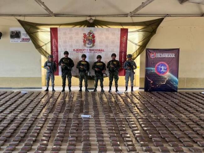 Ejército incautó más de tonelada y media de marihuana que sería enviada a Europa