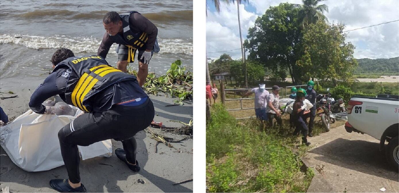 Ahogados Necoclí y Valdivia- foto bomberos