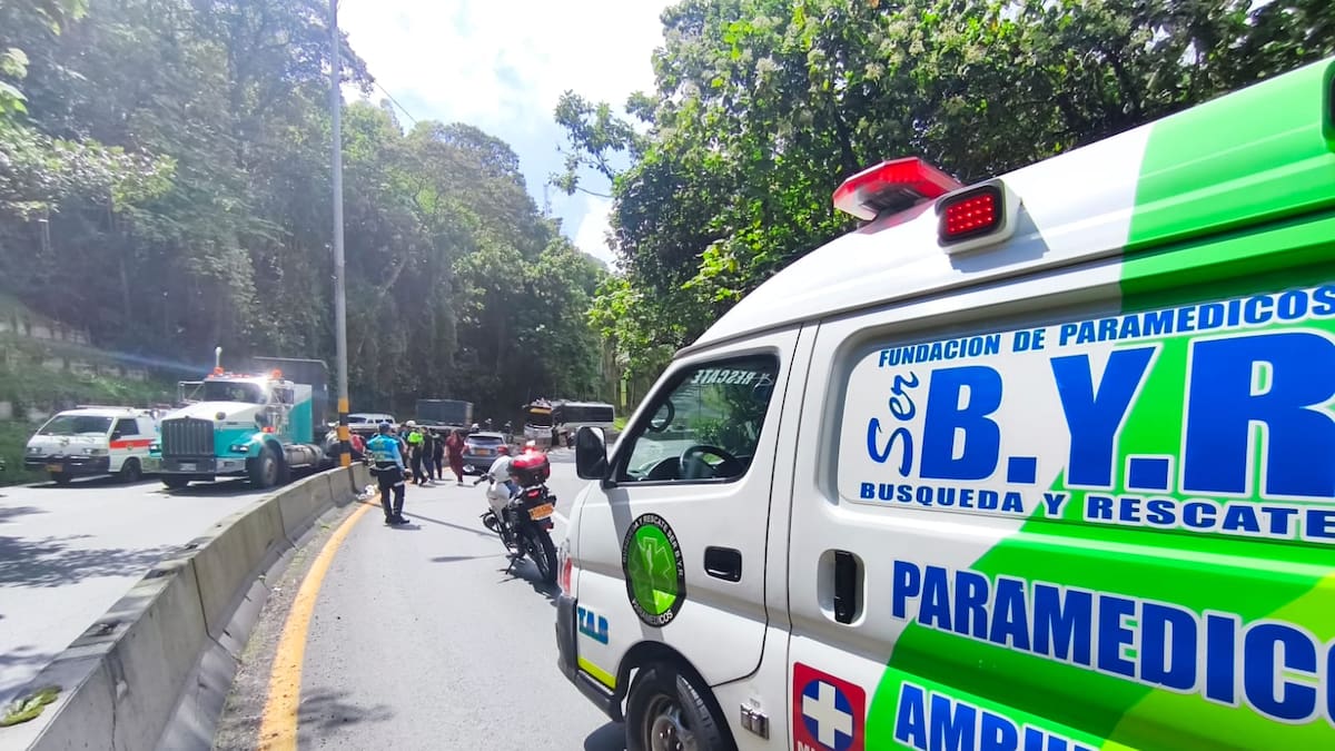 Menor de edad perdió la vida en accidente de tránsito en la vía Manizales- Medellín