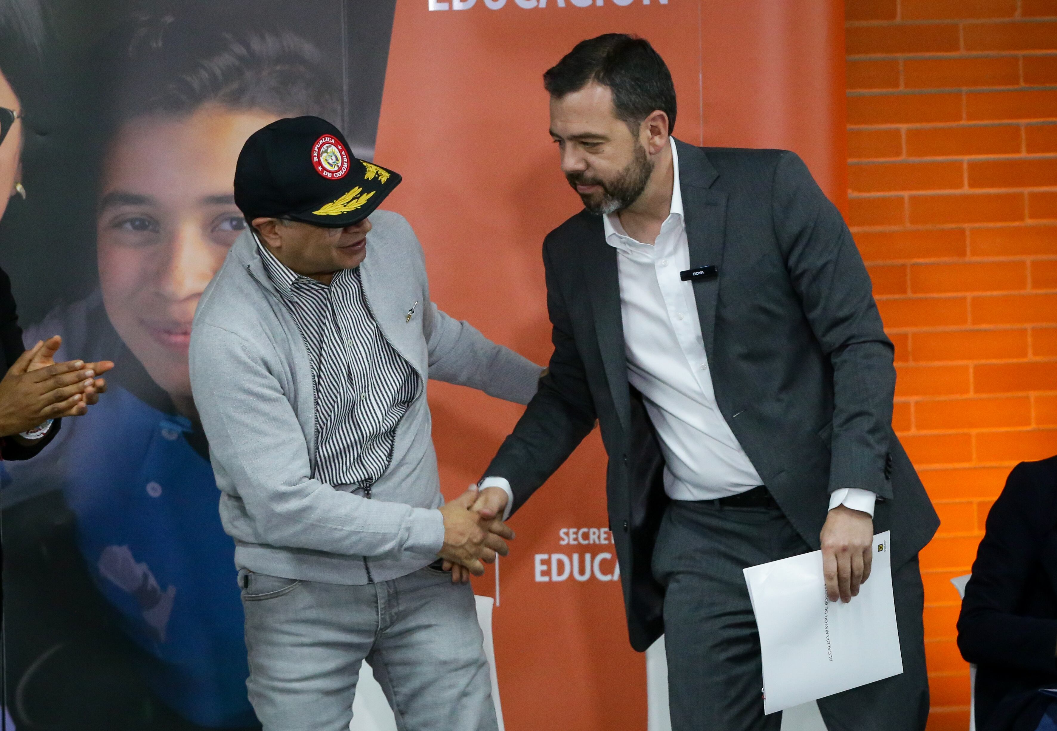 El presidente Gustavo Petro y el alcalde Carlos Fernando Galán. Foto: Presidencia