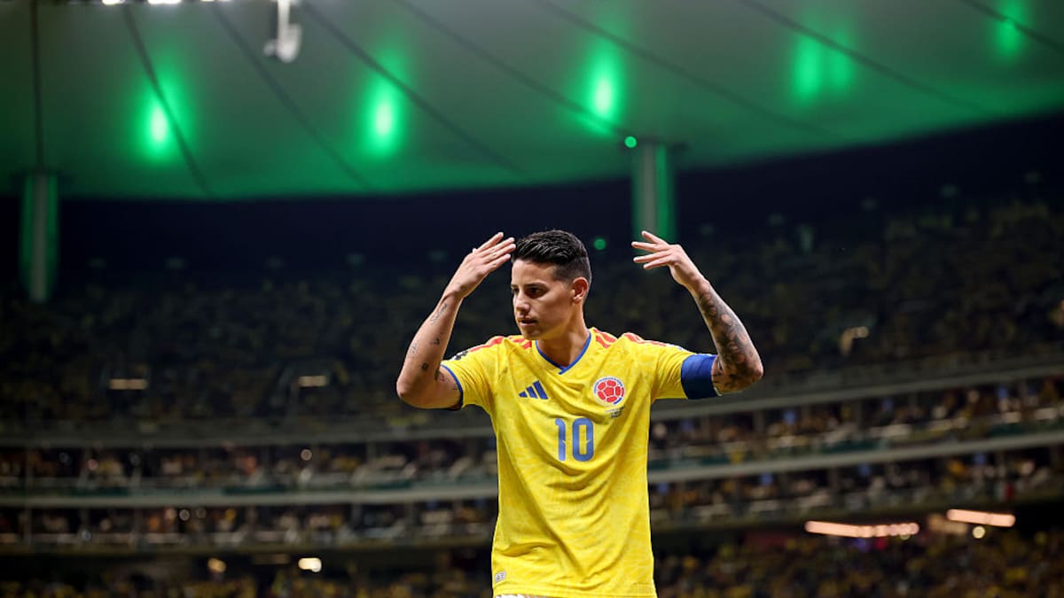 James Rodríguez brilla en Colombia: iguala histórico récord del Pibe Valderrama y Freddy Rincón